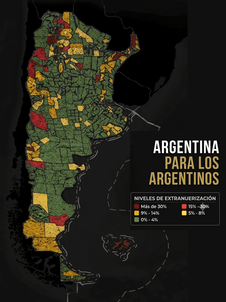 La tierra Argentina para los Argentinos